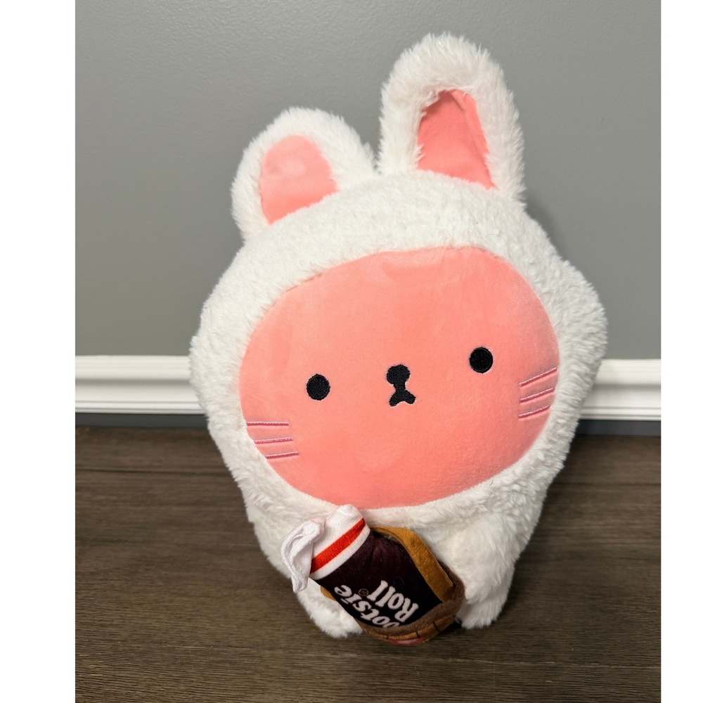 Anirollz Weighted Bunny with Tootsie‎ Roll Plush